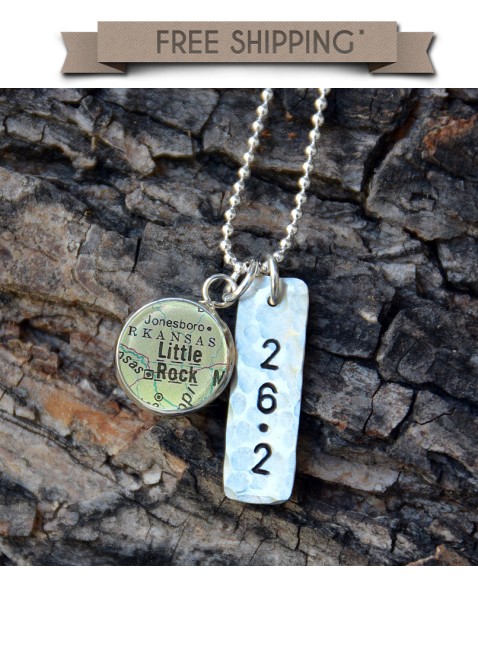 Little Rock Marathon Necklace