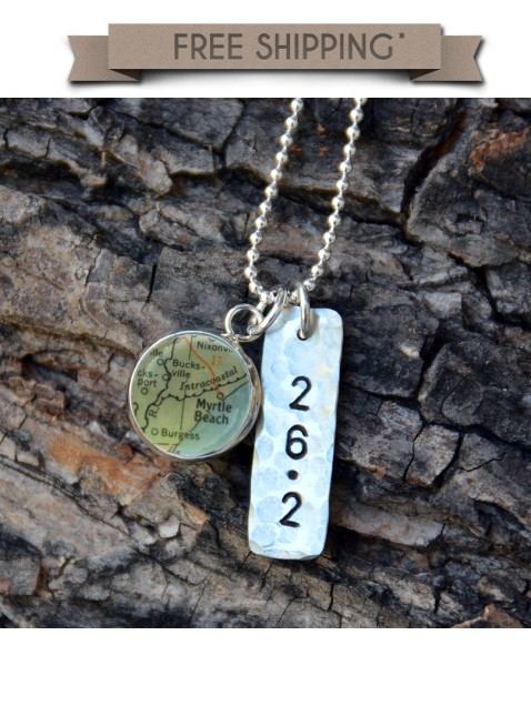 Myrtle Beach Marathon Necklace