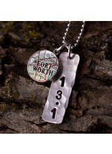 Little Rock Half Marathon Necklace