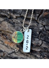 Jacksonville Beach Marathon Necklace