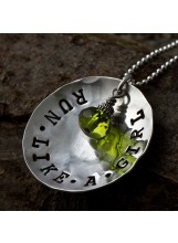 Runner Girl Necklace - Run Like A Girl